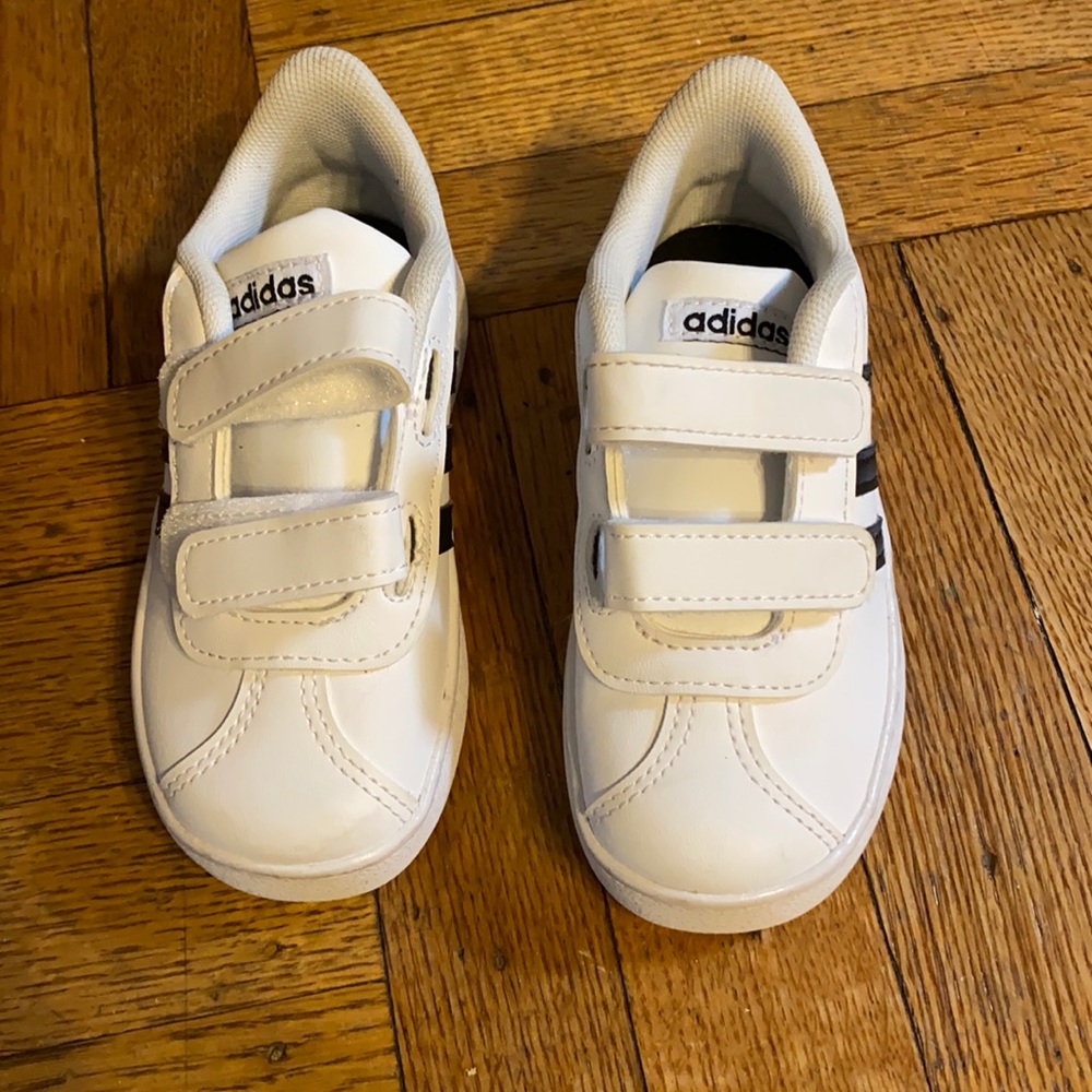 Toddler size 8 adidas sneakers